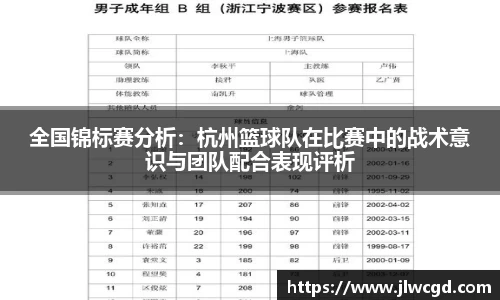 全国锦标赛分析：杭州篮球队在比赛中的战术意识与团队配合表现评析